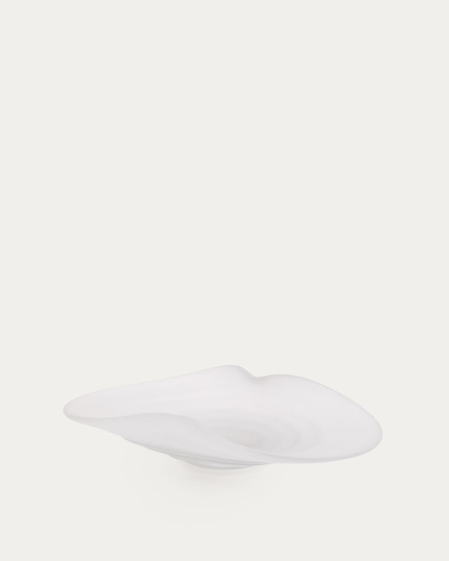 Ondaro frosted glass centrepiece 11cm