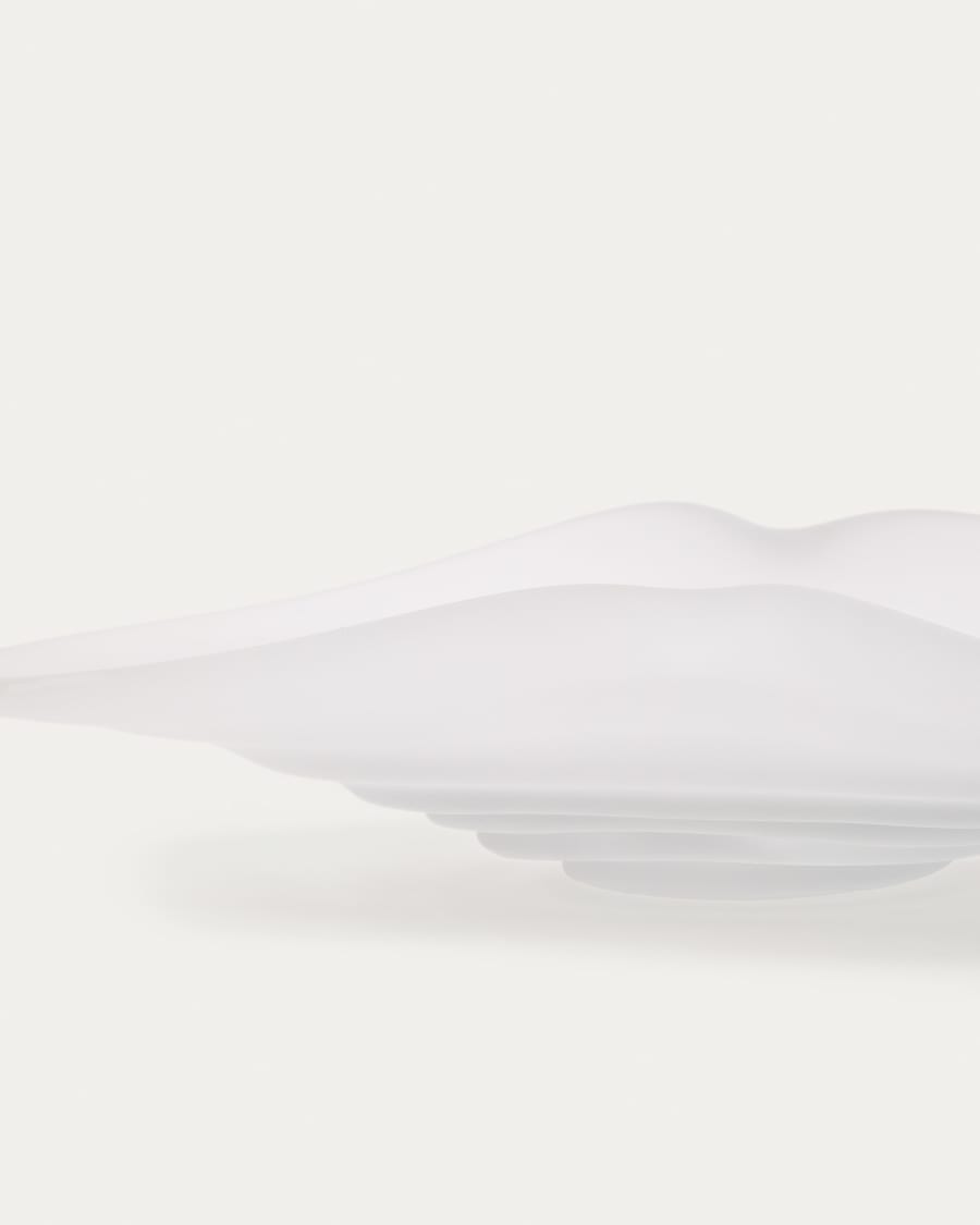 Ondaro frosted glass centrepiece 11cm