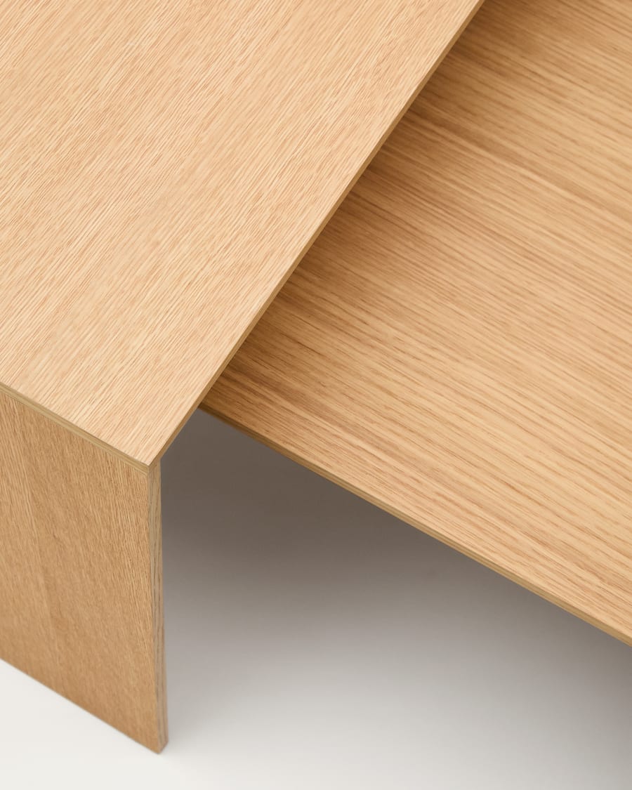 Litto oak veneer coffee table, 140 x 70 cm