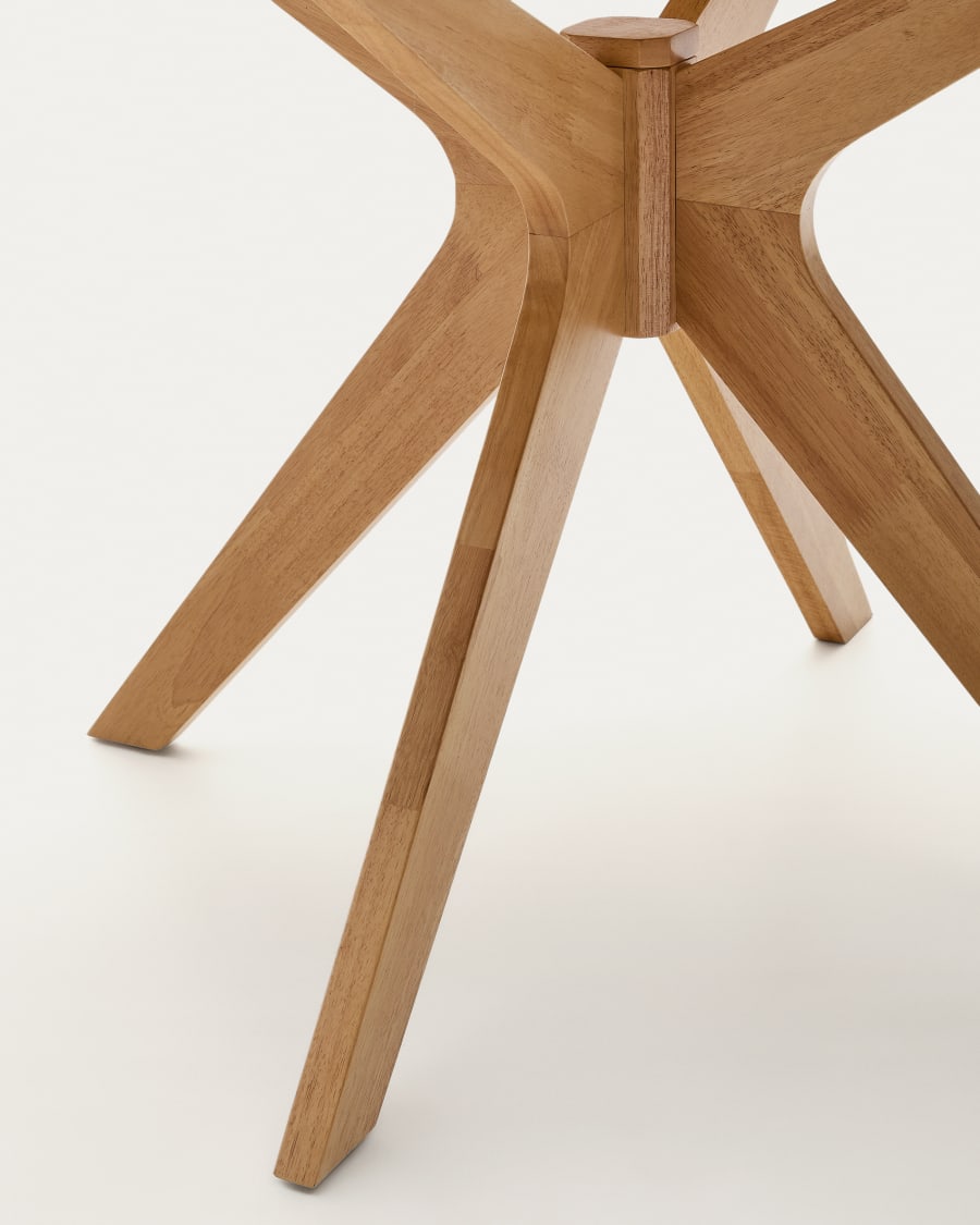 Naanim round table in oak veneer, Ø 120 cm