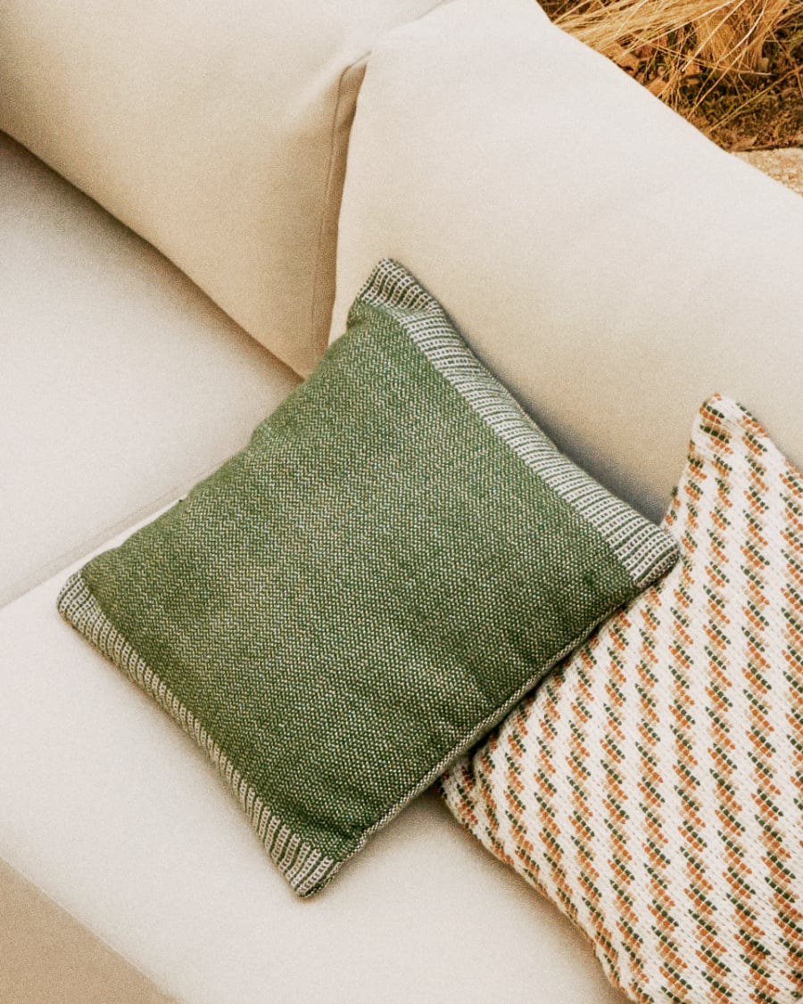 Federa per cuscino Delnar 100% PET verde 45 x 45 cm