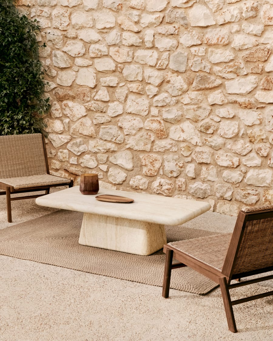 Rug Despas in synthetic fibers beige 160 x 230 cm