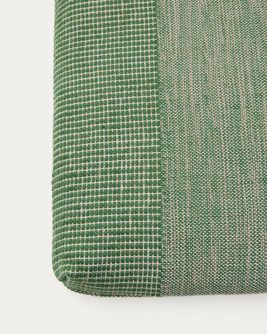 Lounger cushion Delnar 100% PET green 155 x 50 cm