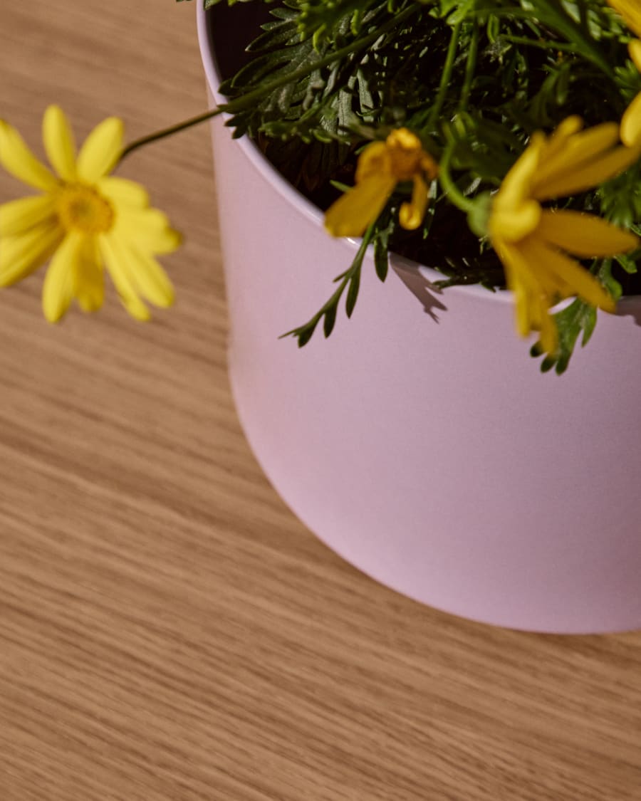 Elova lilac ceramic vase 16cm
