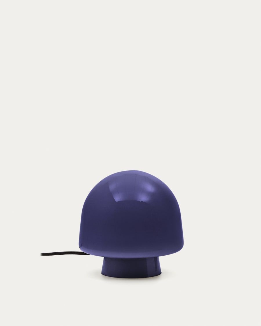 Reig blue glass table lamp Australia adaptor