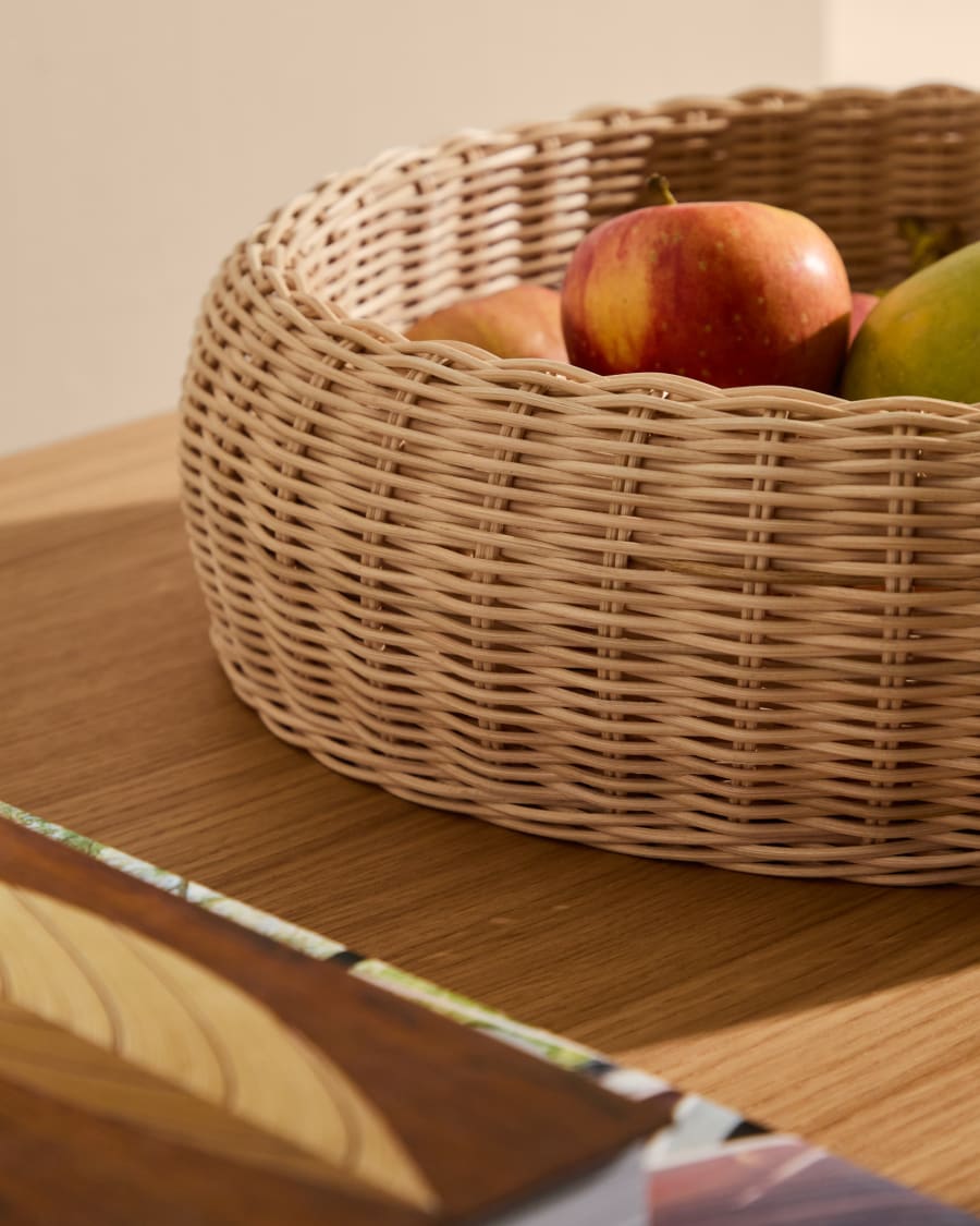 Rattanvase Zilna, 11 cm