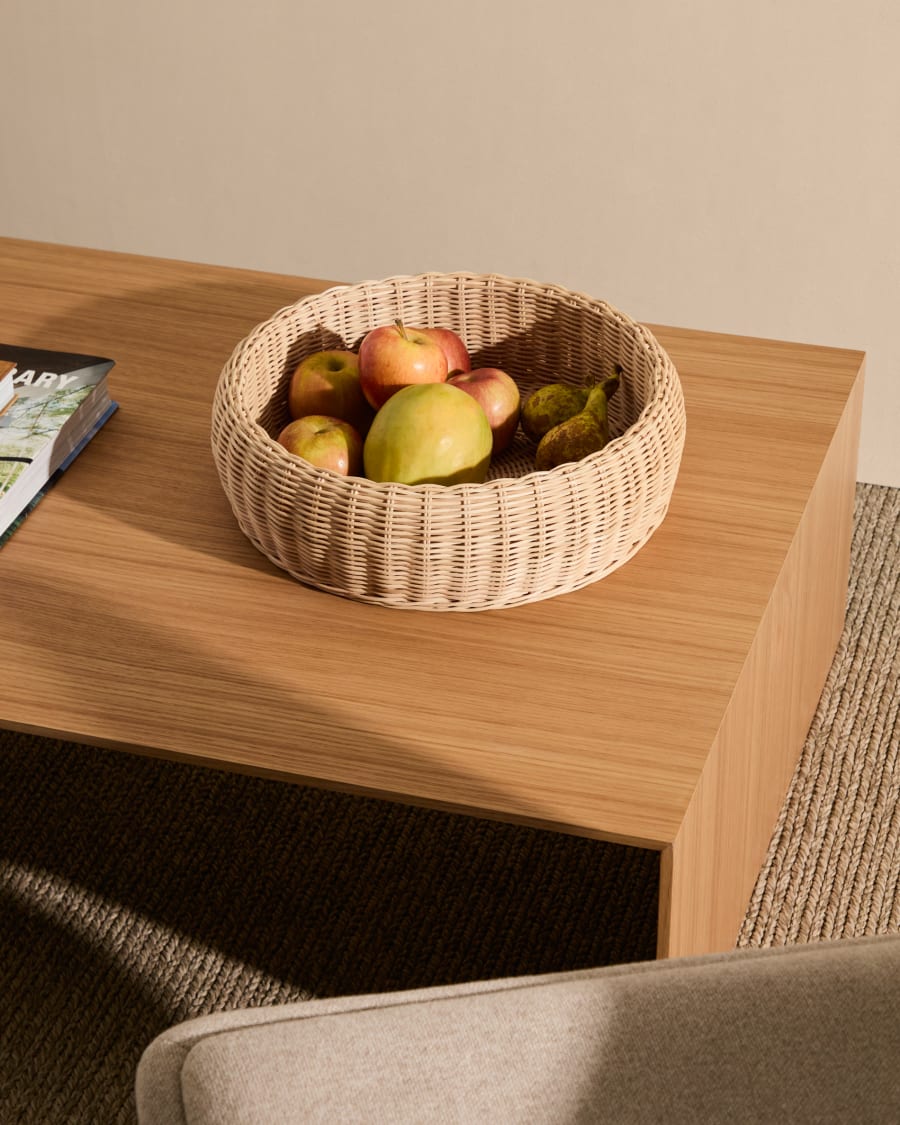 Rattanvase Zilna, 11 cm