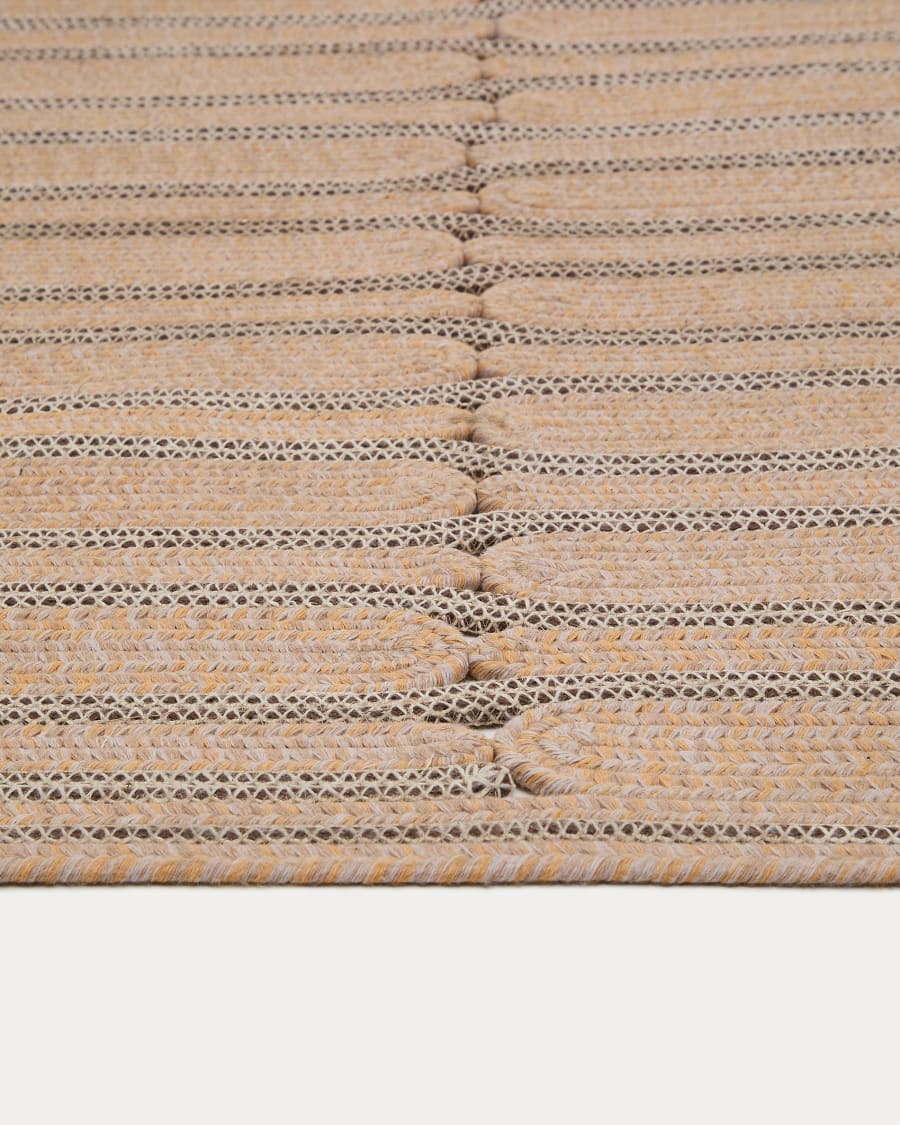 Rug Olivan 100% PET light orange 200 x 300 cm