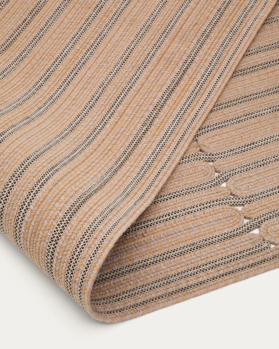 Rug Olivan 100% PET light orange 200 x 300 cm