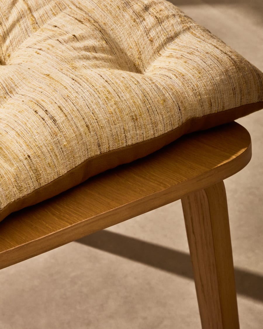 Aren mustard chair cushion 45 x 45cm