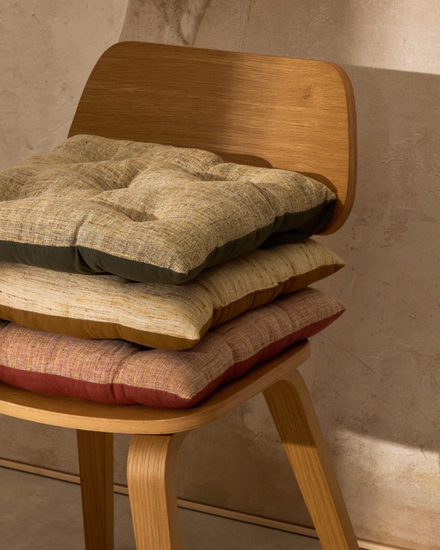 Aren mustard chair cushion 45 x 45cm