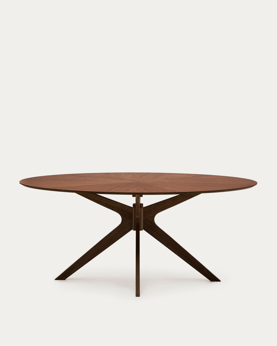 Naanim table in walnut veneer, 180 x 110 cm