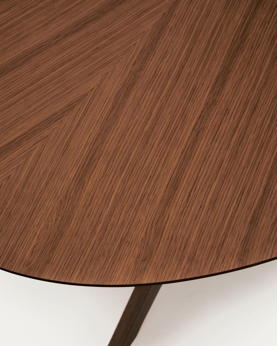 Naanim table in walnut veneer, 180 x 110 cm