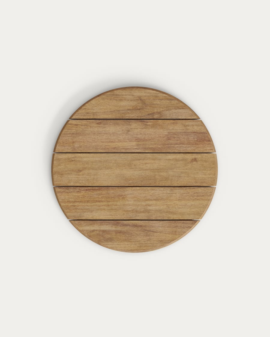 Saura round table top made of acacia wood in a natural finish, Ø70 cm FSC 100%