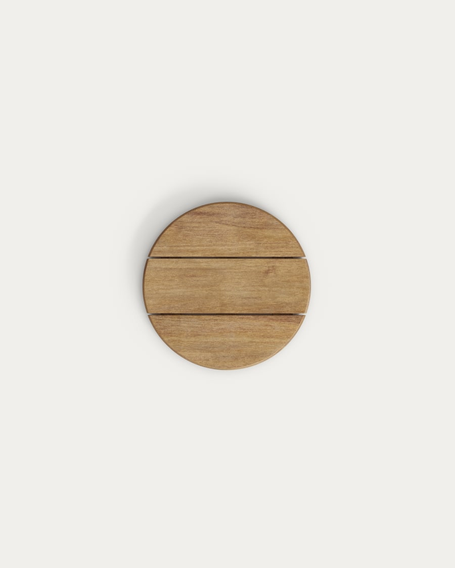 Saura round table top made of acacia wood in a natural finish, Ø43 cm FSC 100%