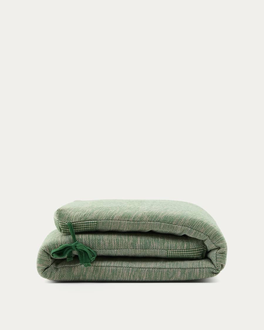 Lounger cushion Delnar 100% PET green 155 x 50 cm