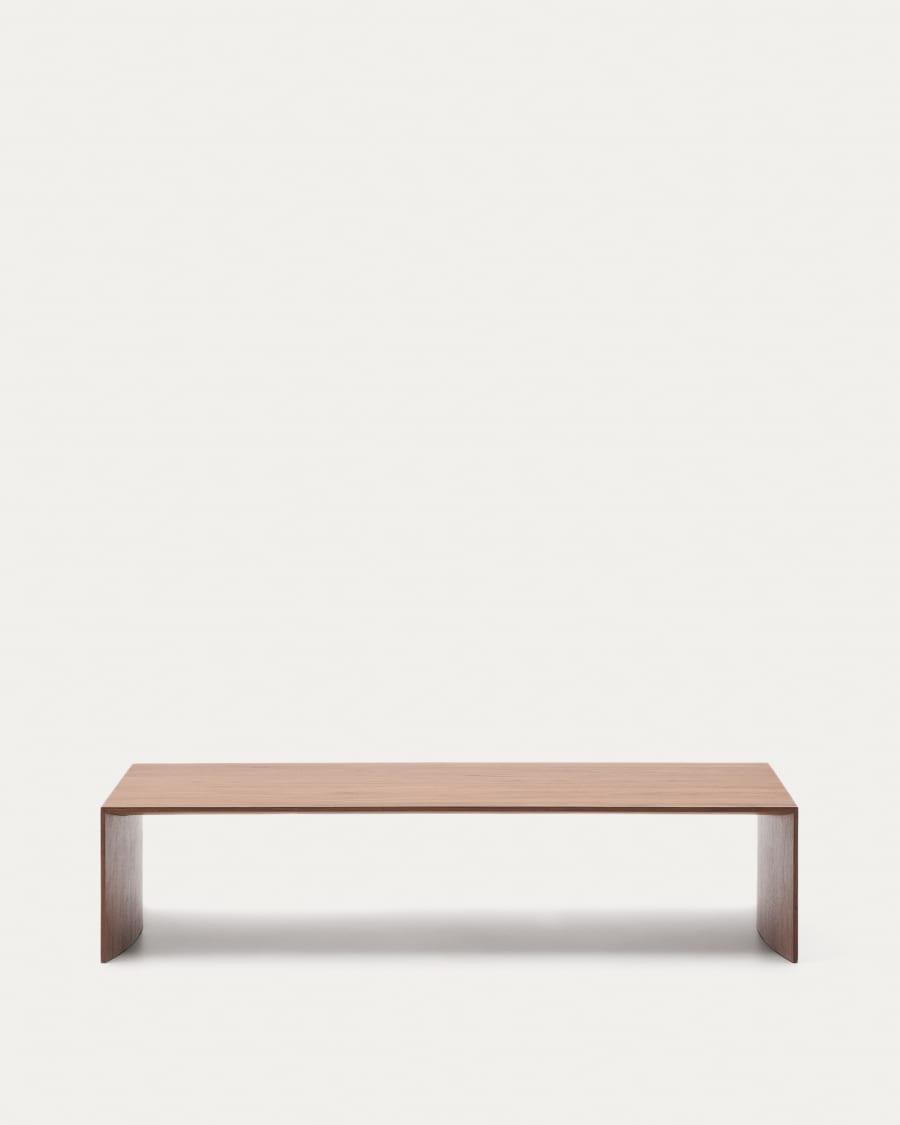 Litto walnut veneer coffee table, 140 x 70 cm