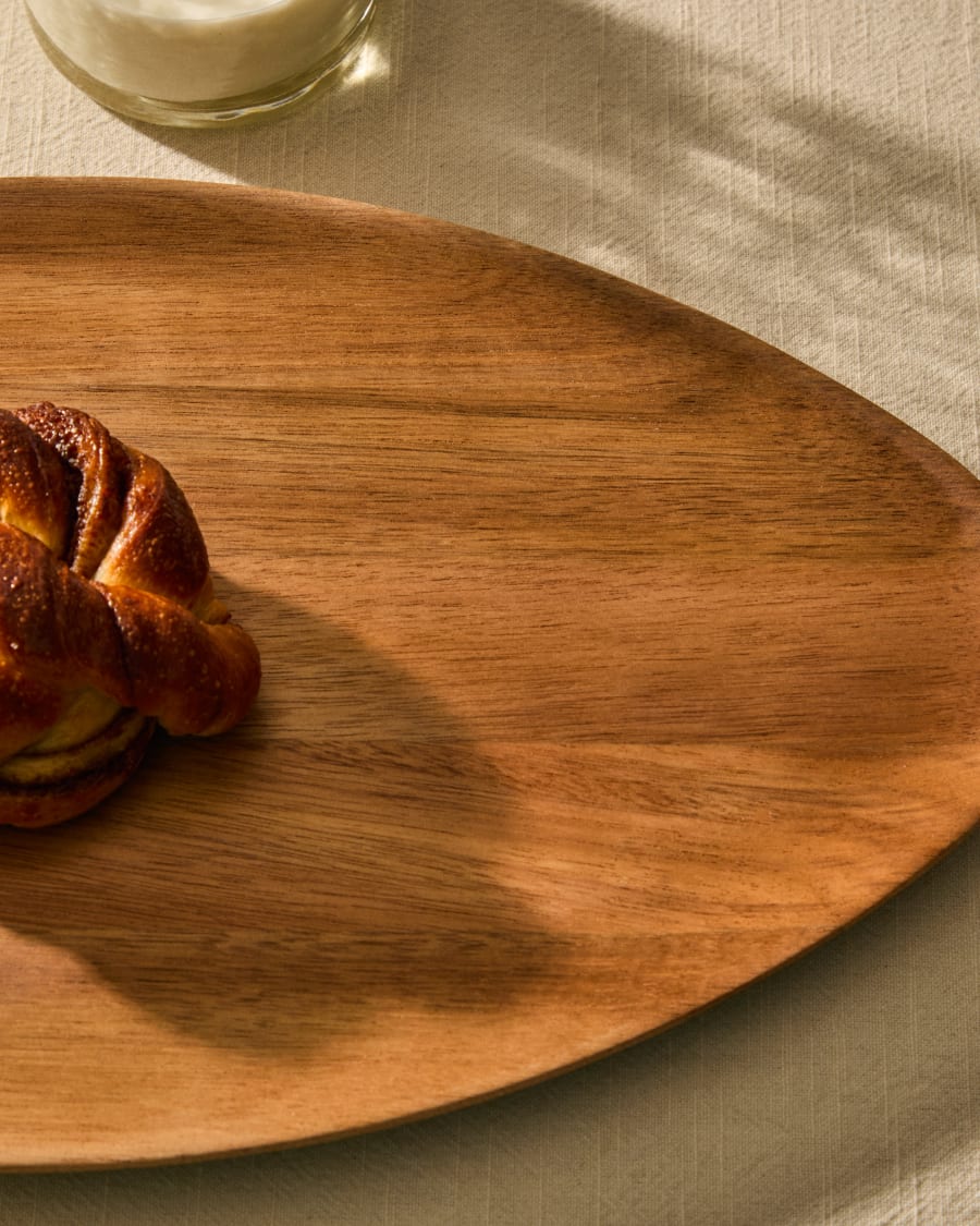 Nukha set of 2 serving boards in FSC 100% acacia wood