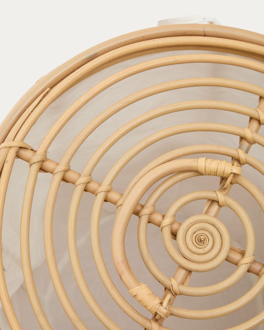 Wäschekorb Liora aus Rattan, 59 cm