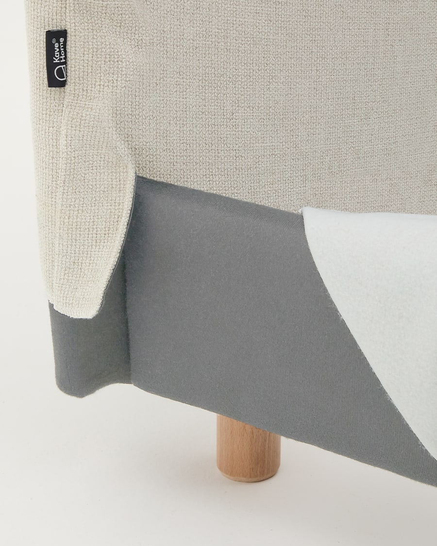 Pearl chenille cover for the Valma bed for a 160 x 200 cm mattress