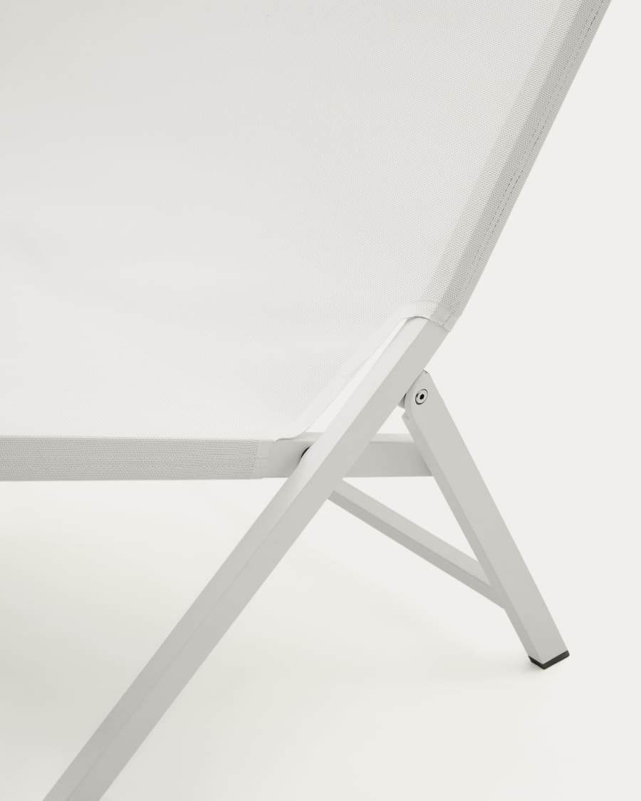 Canutells Klappstuhl aus Aluminium mit weißem Finish