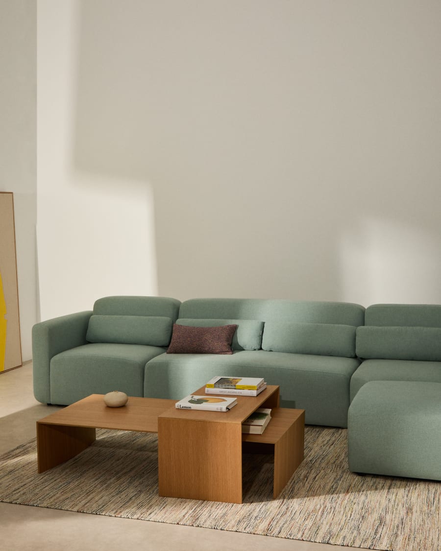 Litto oak veneer coffee table, 140 x 70 cm