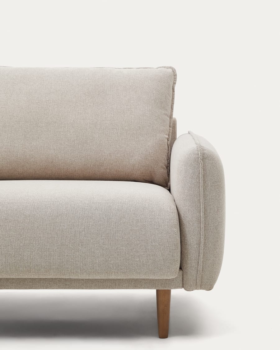 3 seater Carlota sofa in beige, 213 cm FSC Mix Credit