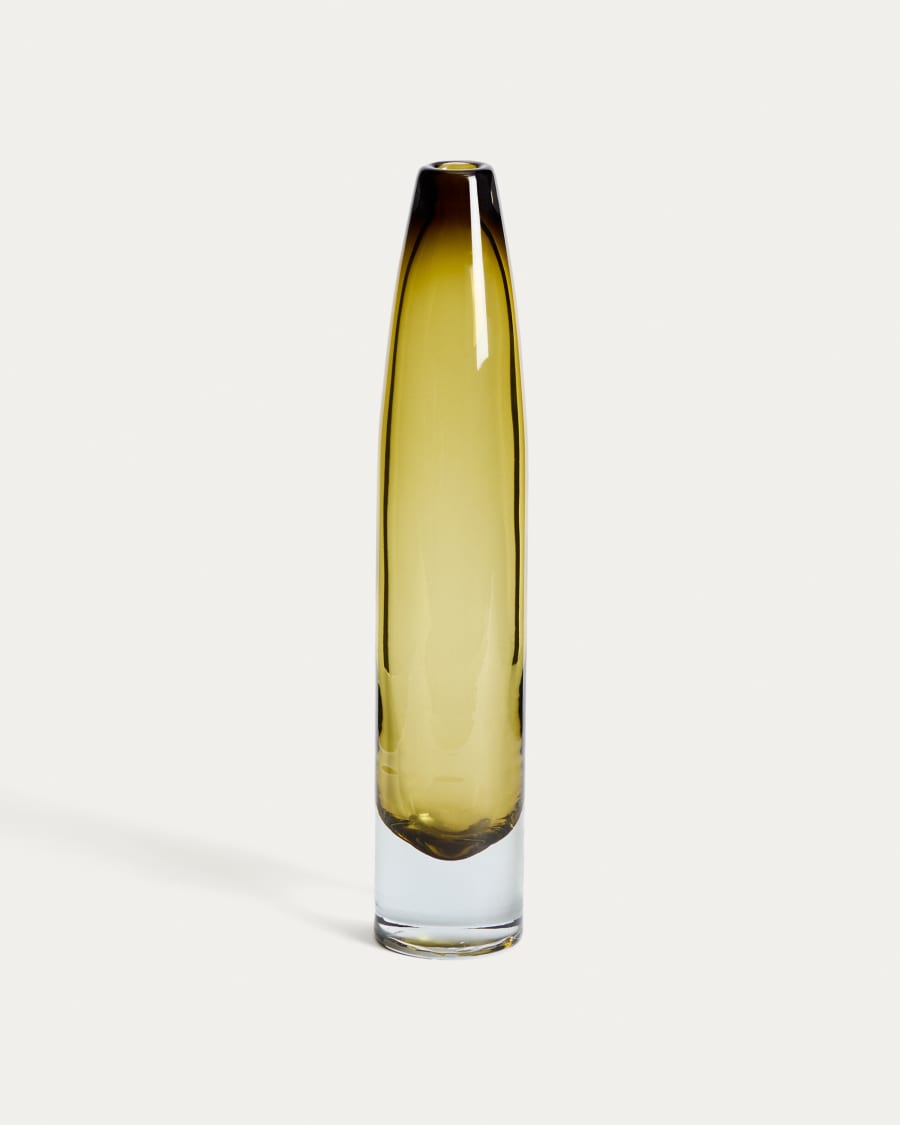 Toli green glass vase 40 cm