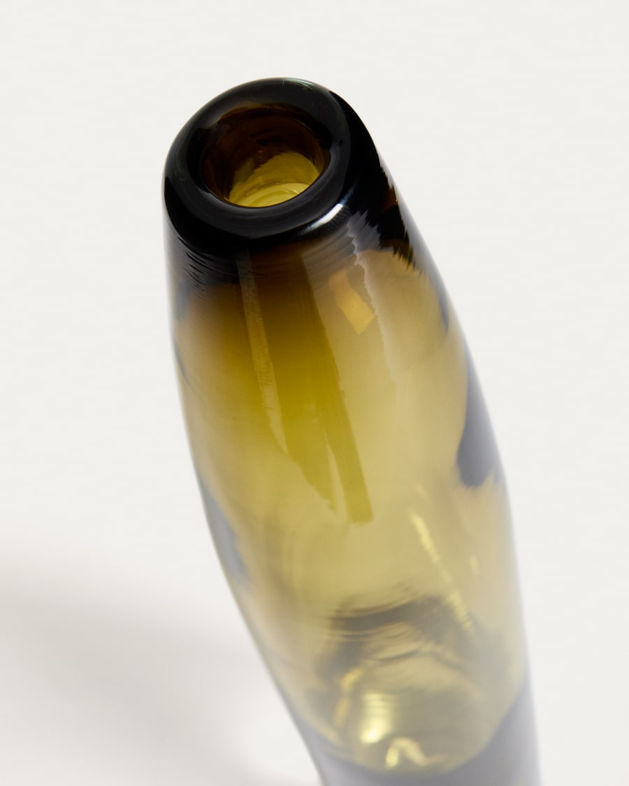 Toli green glass vase 40 cm
