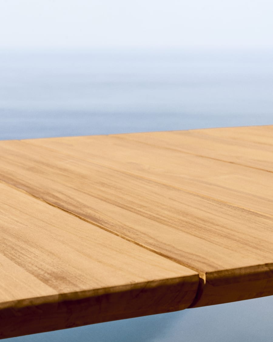 Icaro table made from solid teak wood,  220 x 102 cm, FSC 100%