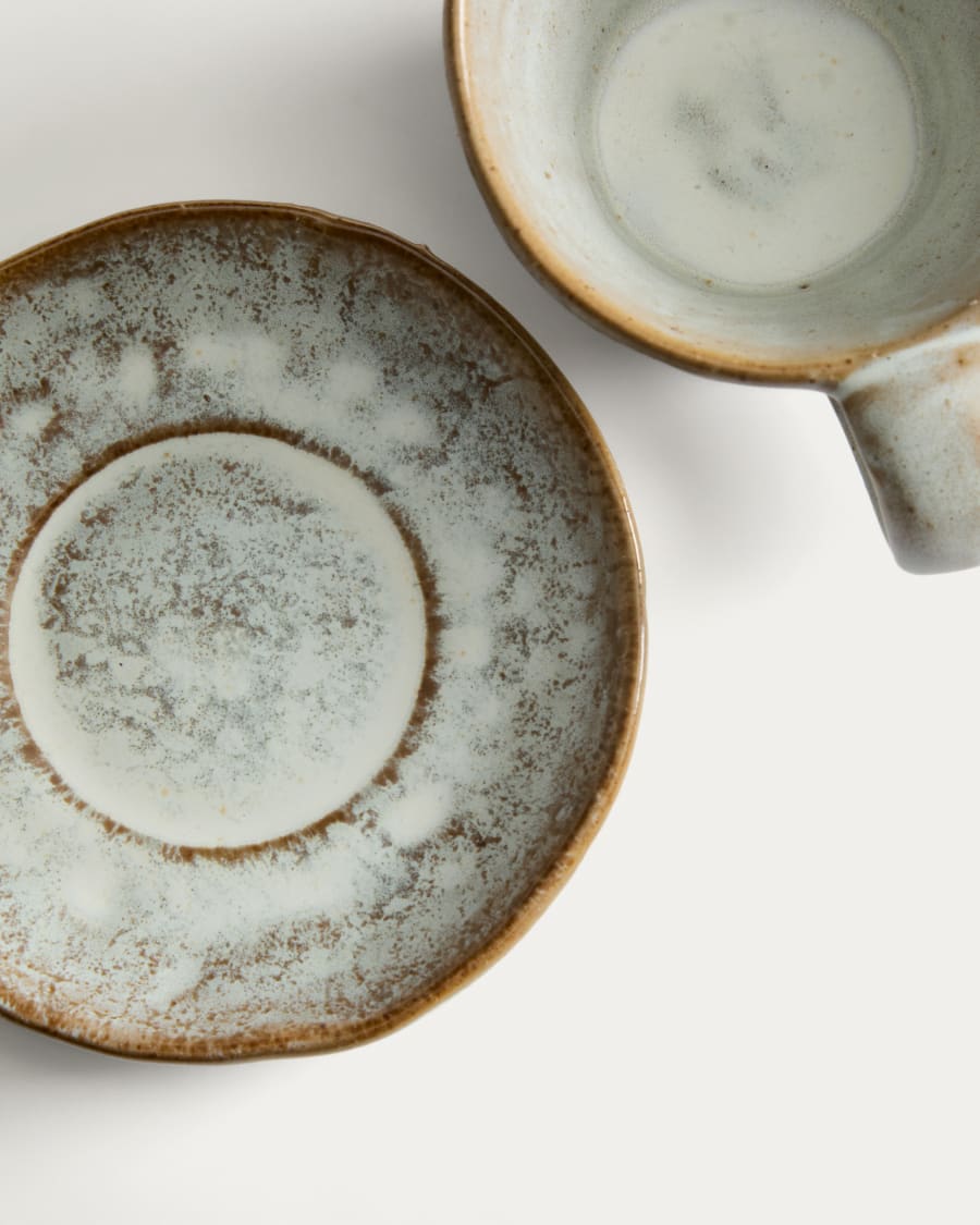 Alenia mug in grey ceramic
