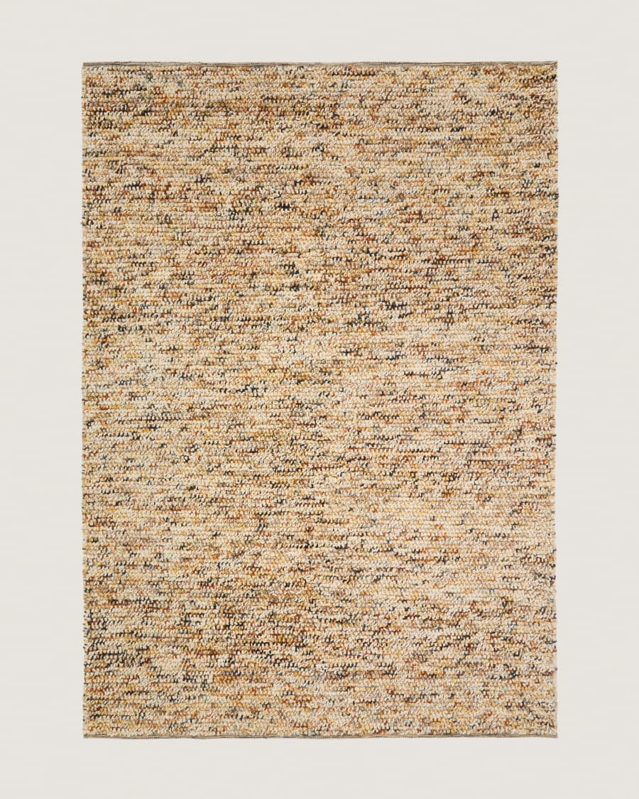 Bouclé-Wollteppich Elanis, mehrfarbig, 200 x 300 cm