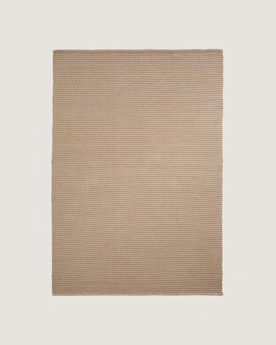 Rug Ardelia in synthetic fibers beige 160 x 230 cm