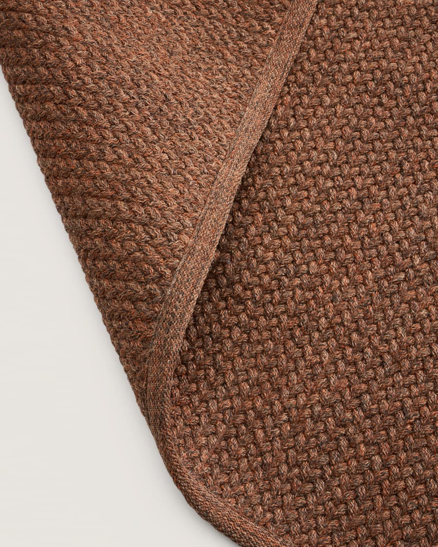 Rug Despas in synthetic fibers terracotta 160 x 230 cm
