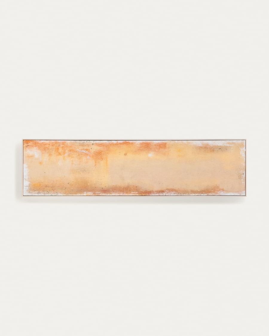Selnar yellow abstract picture 182 x 47cm