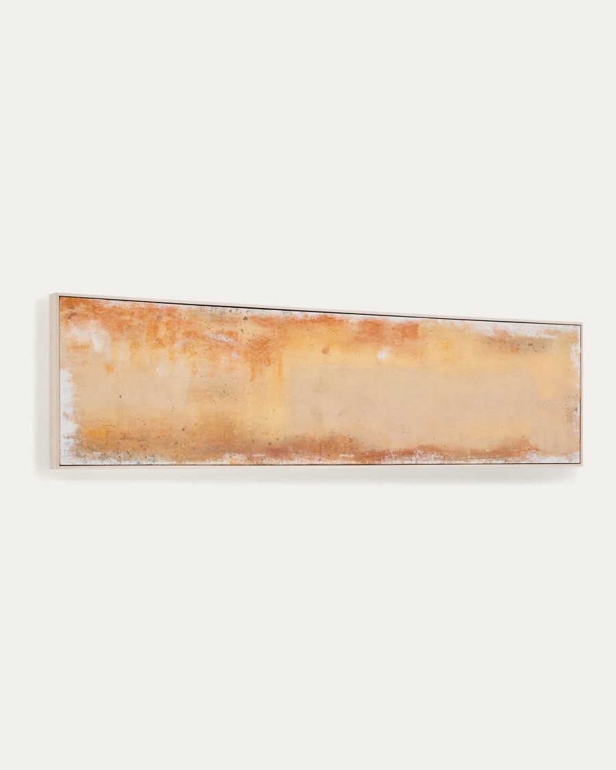 Selnar yellow abstract picture 182 x 47cm