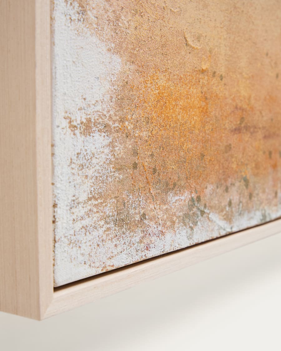Selnar yellow abstract picture 182 x 47cm