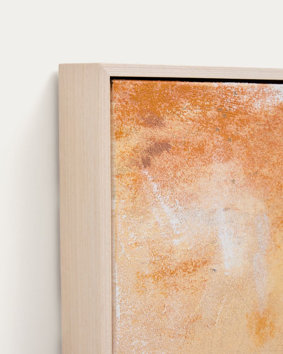 Selnar yellow abstract picture 182 x 47cm