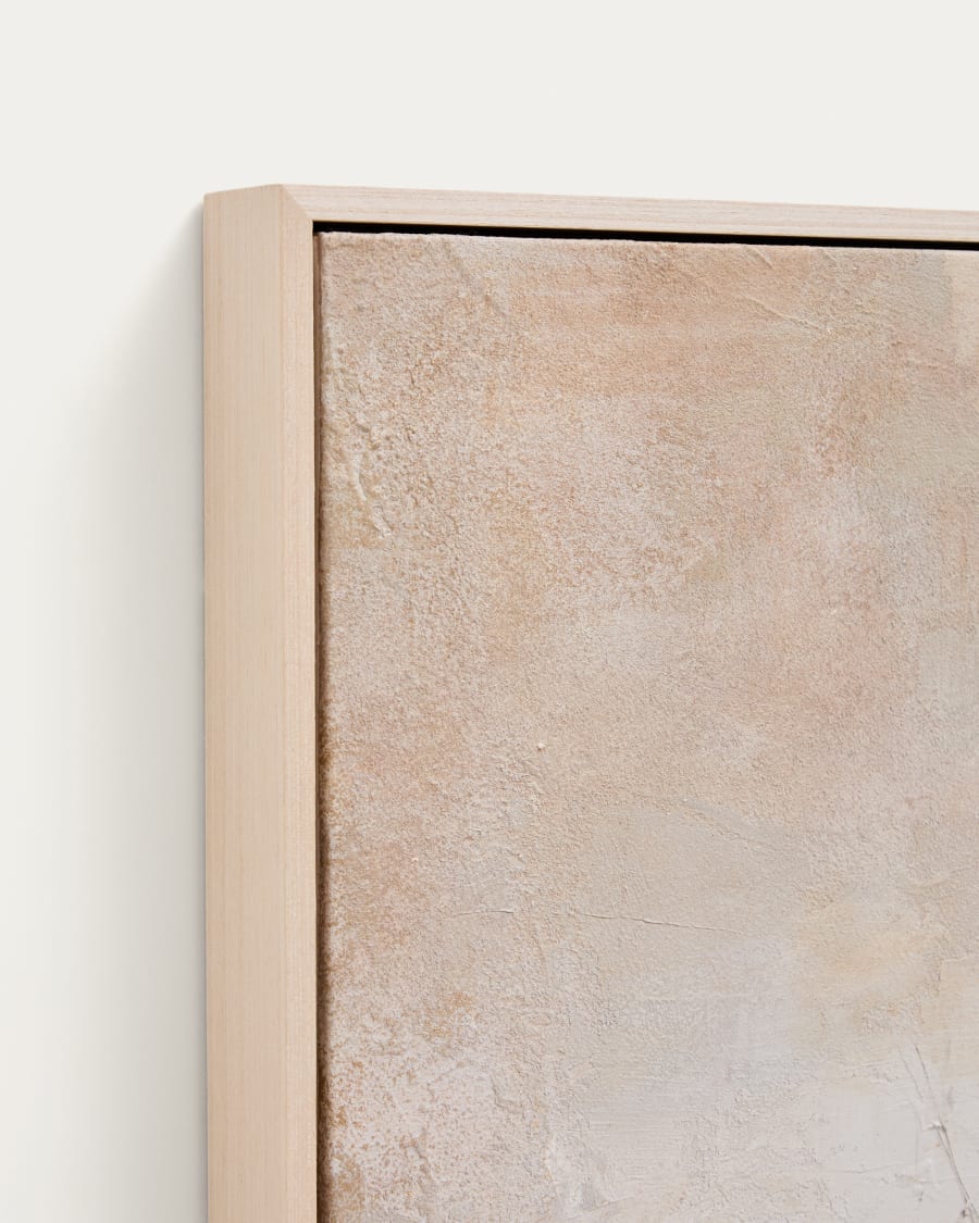 Quadro astratto Silpa beige 60 x 90 cm