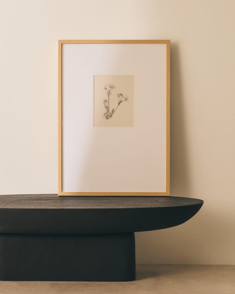 Lirena picture with botanical illustration 50 x 70cm