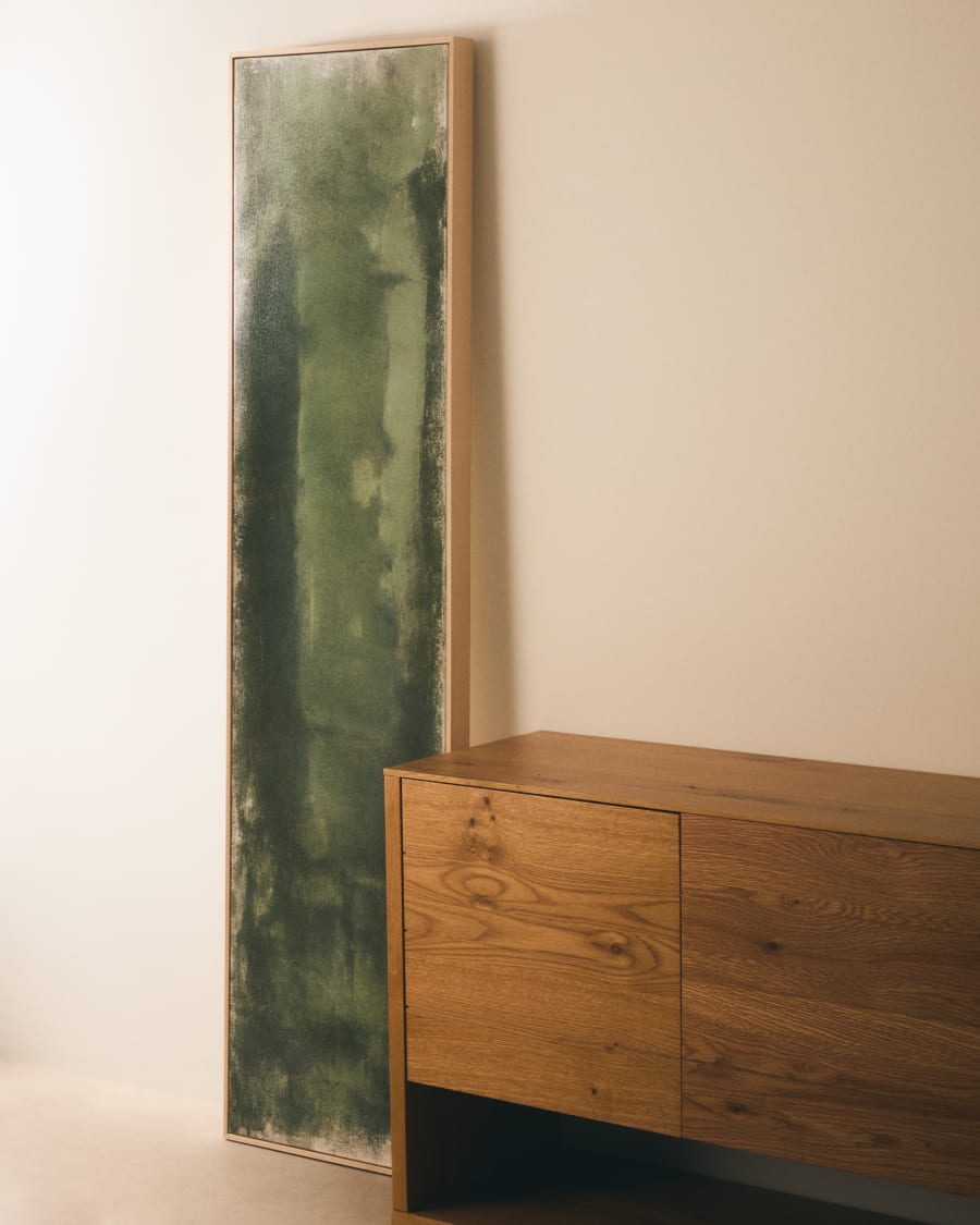 Quadro astratto Selnar verde 60 x 90 cm