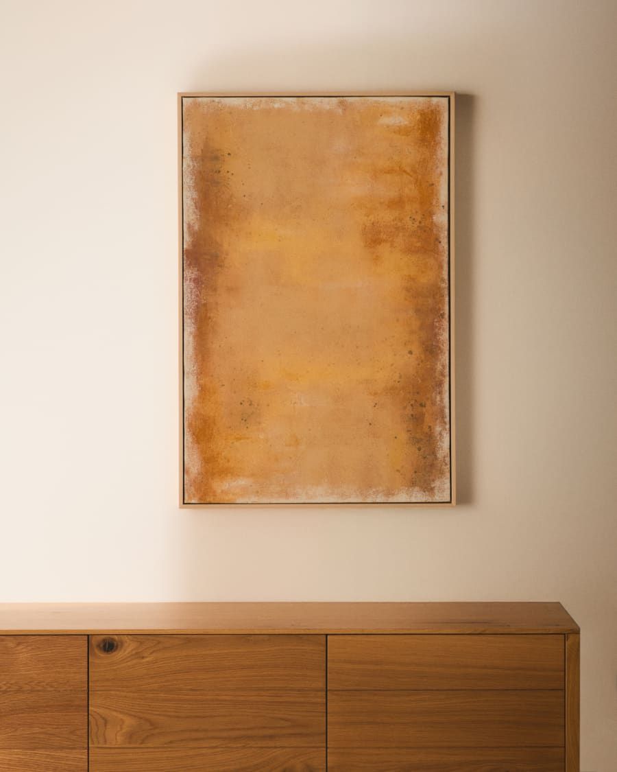 Quadro astratto Selnar giallo 60 x 90 cm