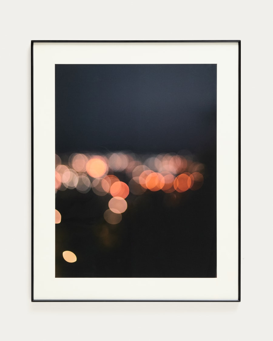 Quadro Zavira fotografia di luci di Barcellona 50 x 70 cm