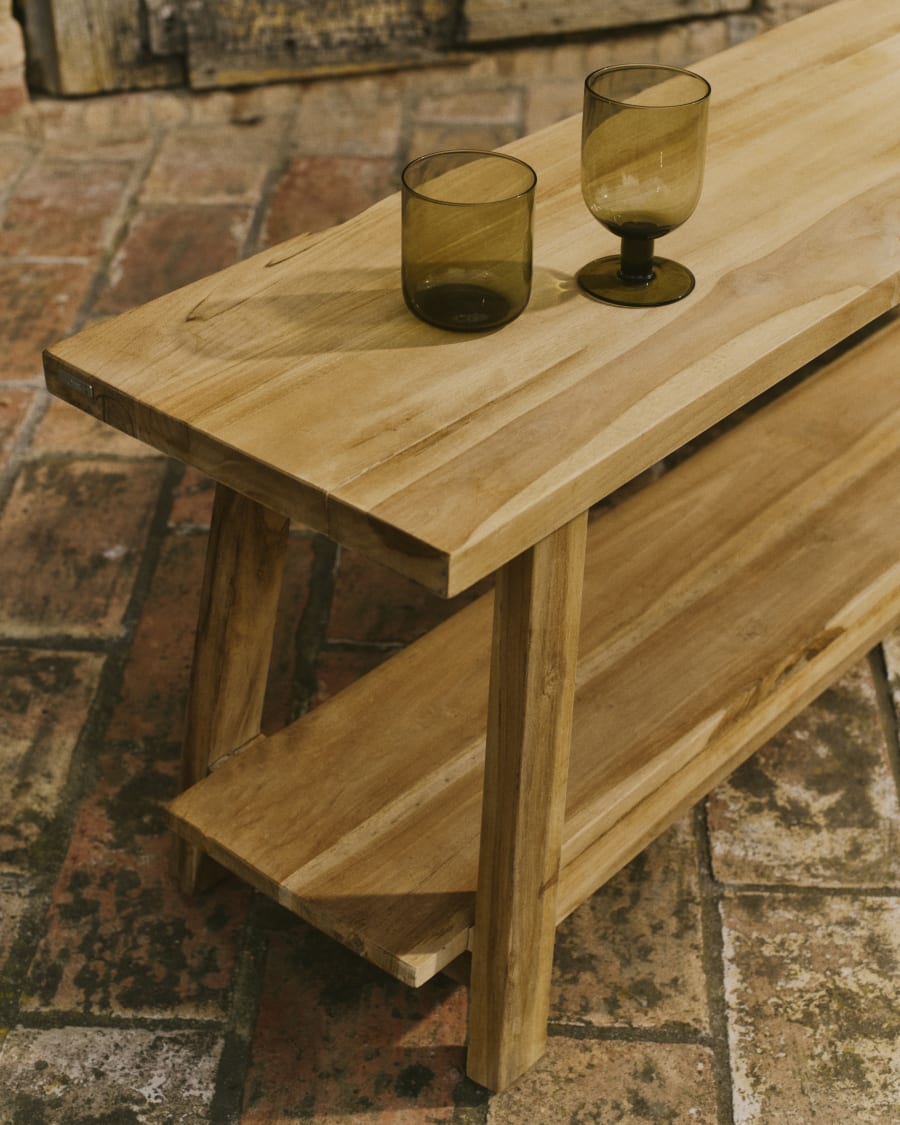 Safara solid recycled teak bench 150 cm