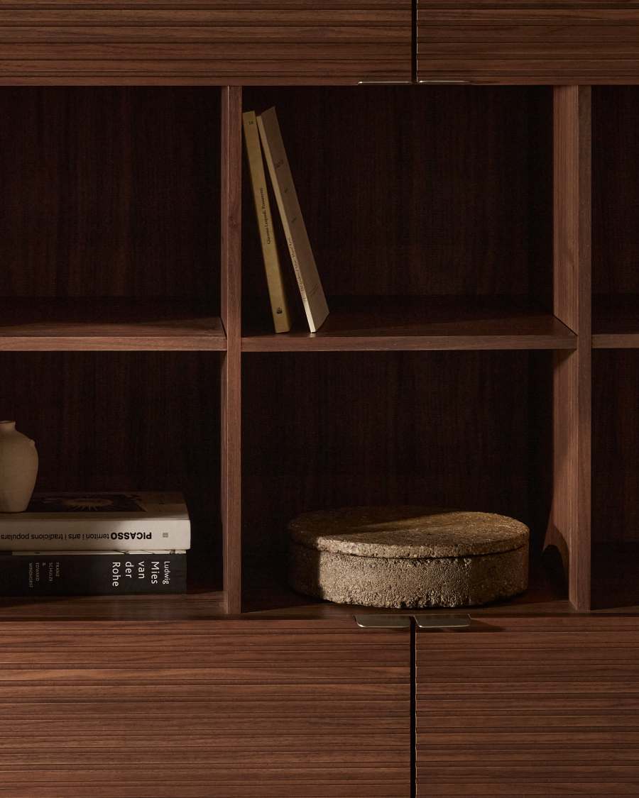 Mirani decoratieve doos van steen Ø 15 cm