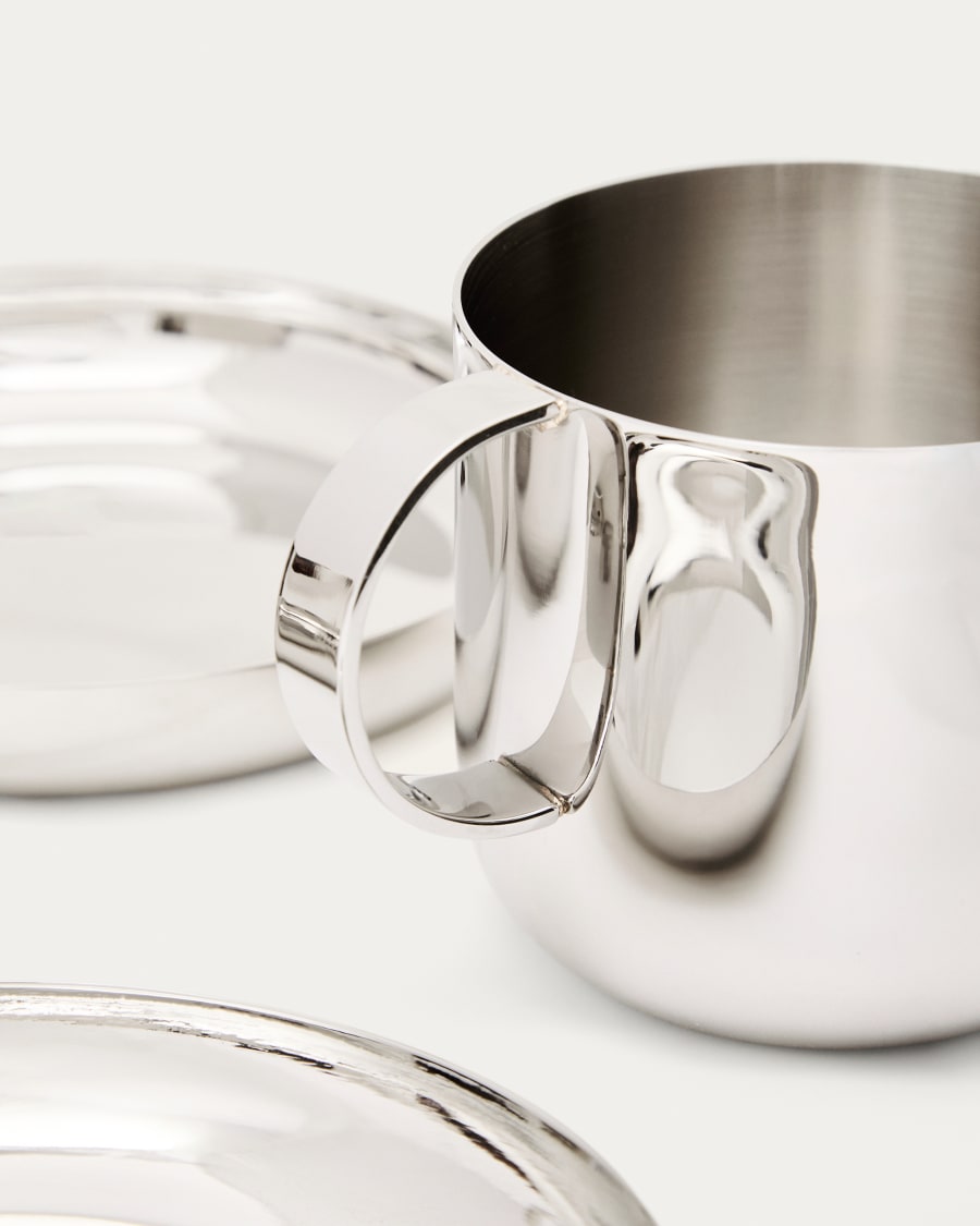 Nirela set of 2 stainless steel cups