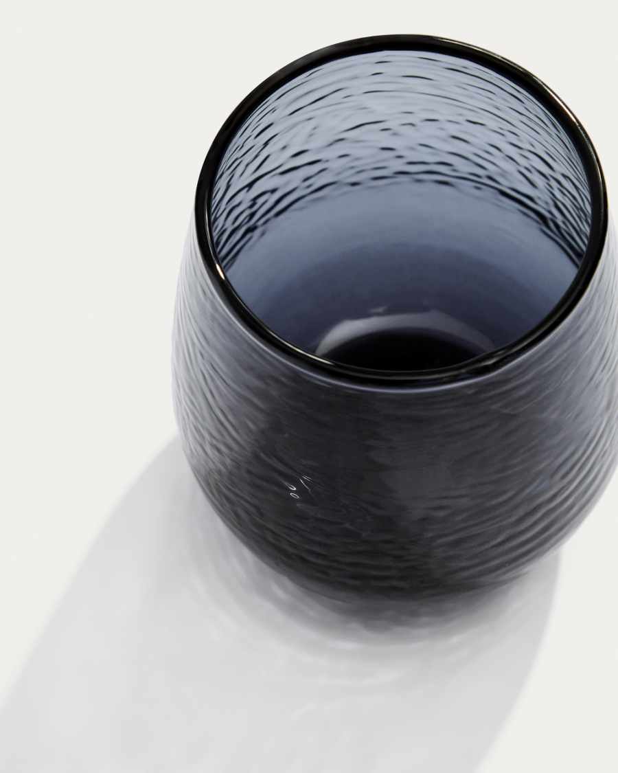 Verre Sileia en verre recyclé bleu