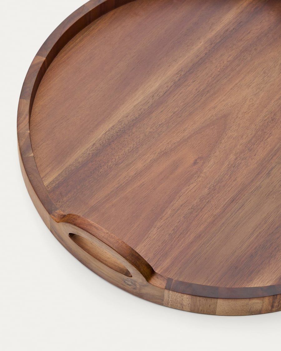 Zoa tray made of acacia wood FSC 100% Ø50 cm