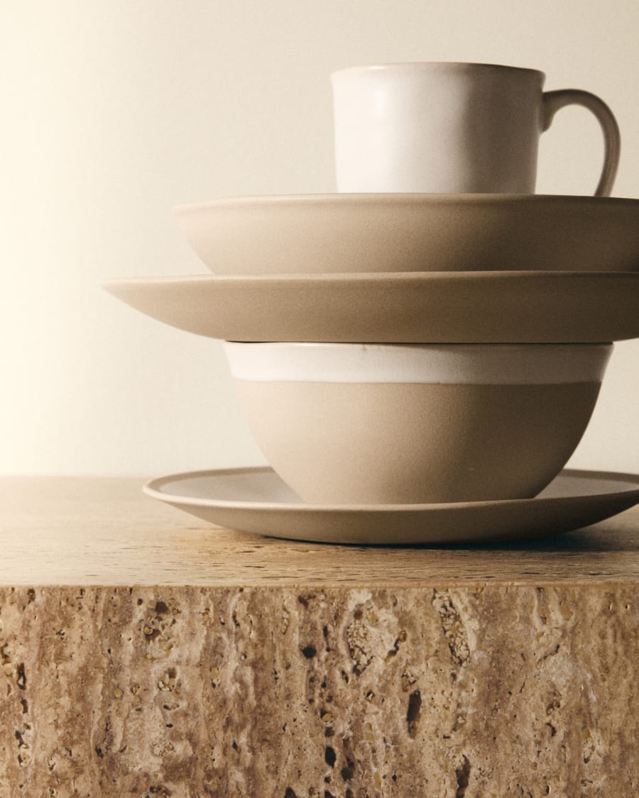 Beige Azir large ceramic mug