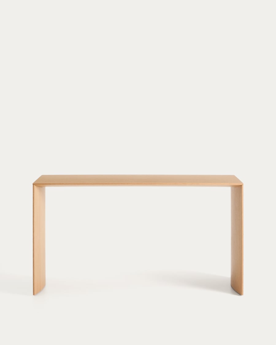 Schreibtisch Litto in Eichenfurnier 140 x 60 cm